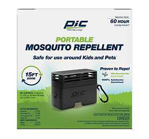 PIC Portable Mosquito Botanical Repellent with 60 Hour Cartridge