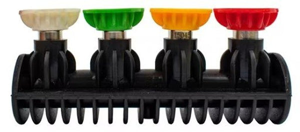 Forney 75151 Pressure Washer Nozzle, Green/Red/White/Yellow