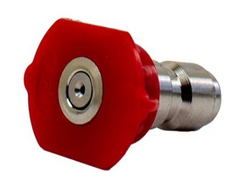 Quick Connect Blasting Nozzle RED 0 Degrees X 4.