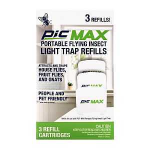 PIC Flying Insect Dual Portable Plug in Trap Parent (3 Refill Cartridges)