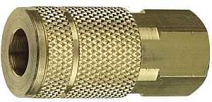 Forney 75222 Tru-Flate Style Air Fitting Coupler with 1/4-Inch-by-1/4-Inch Female NPT