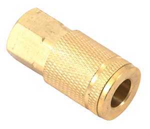 Forney 75315 Air Fitting Coupler, Tru-Flate Style, 1/4-Inch-by-1/4-Inch Female NPT