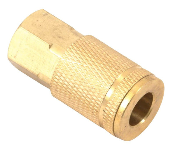 Forney 75315 Air Fitting Coupler, Tru-Flate Style, 1/4-Inch-by-1/4-Inch Female NPT