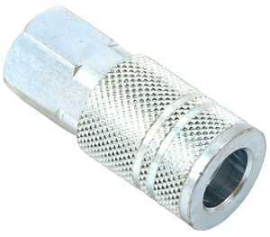 Forney 75321 Air Fitting Coupler, Industrial Milton Style, 3/8-Inch-by-3/8-Inch Female NPT