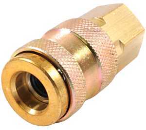 Forney 75527 Air Fitting Coupler, Universal, 1/4-Inch-by-1/4-Inch Female NPT