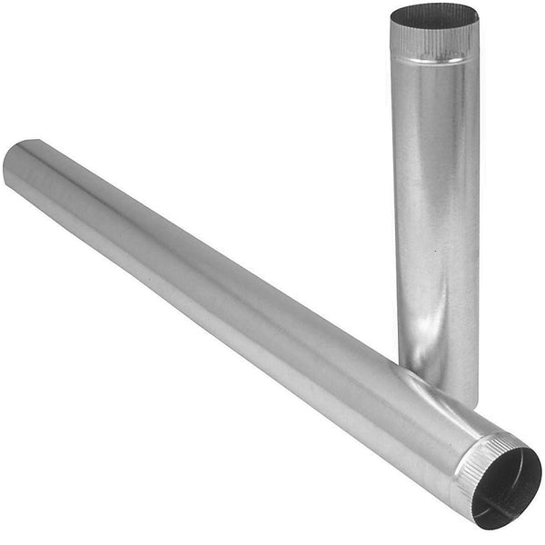 Imperial Mfg Gv1468/5-28-301rl Stove Pipe, 28 Gauge, Galvanized (Pack of 10)