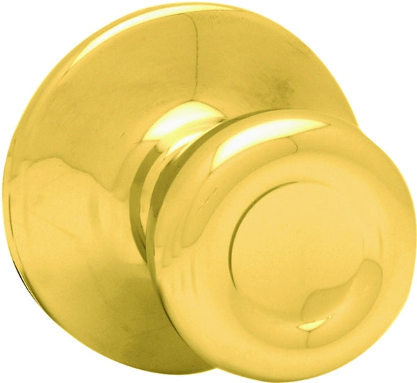 Kwikset 92001-562 Tylo Passage Hall/Closet Knob In Polished Brass 200T3RCLRCSV1
