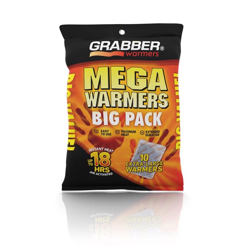 Grabber 18 Hour Body Warmers l 10 Unit Value Pack