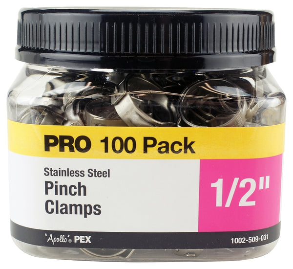 Apollo Valves PXPC12100JR Pinch Clamp, Stainless Steel