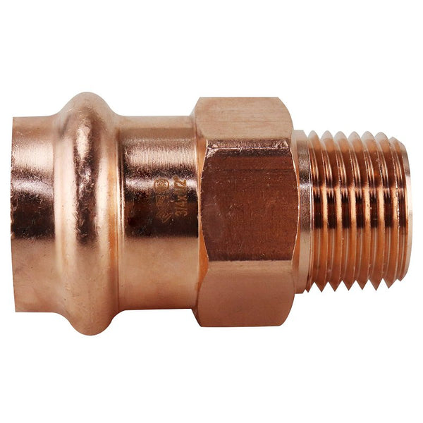 Apollo 3/4 in. x 1/2 in. Copper Press x MPT Pressure Male Adapter XPRMA3412