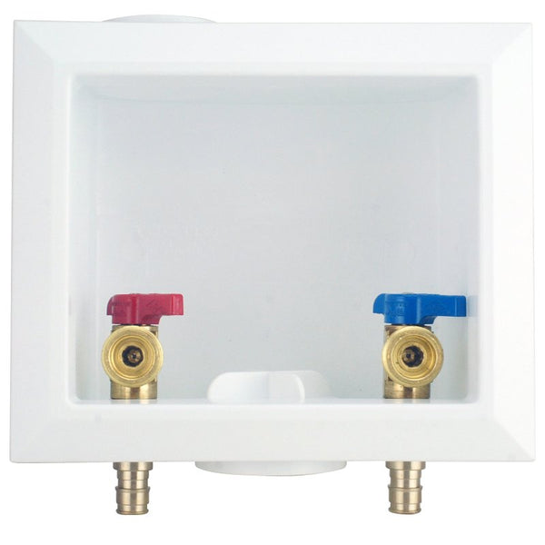 Apollo 1/2 in. Dia. Washing Machine PEX Barb Washing Machine Outlet Box Epxboxwm