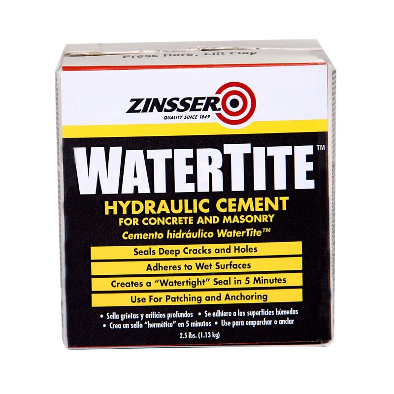 RUST-OLEUM 5074 Watertite Hydraulic Cement, 2.5-Pound