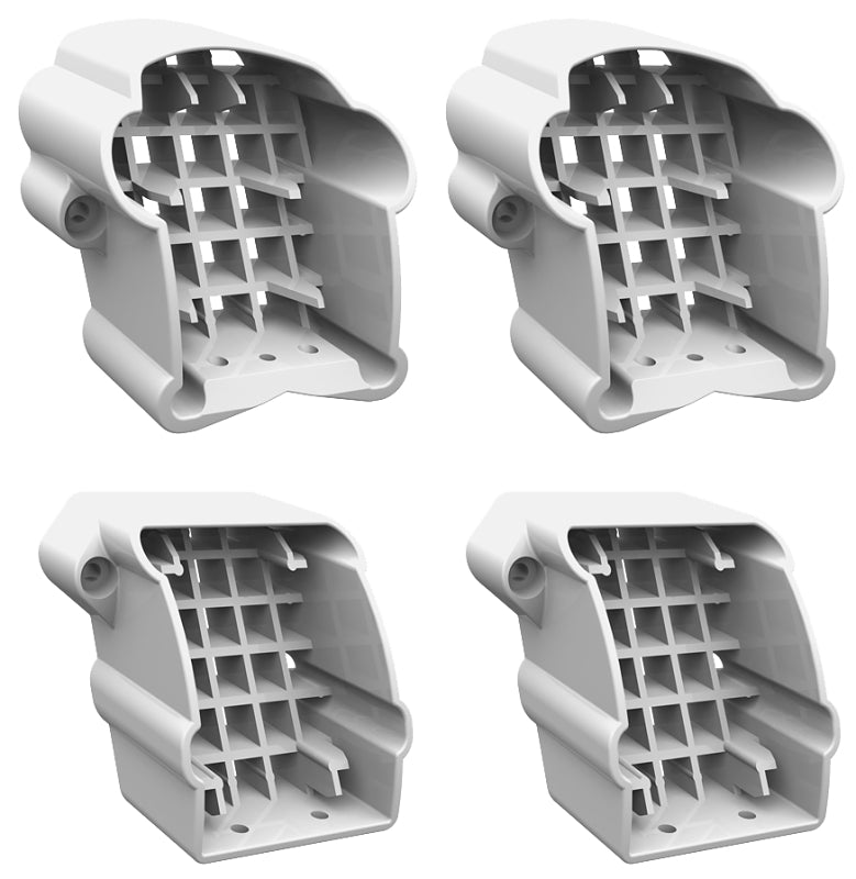 Veranda White Extra Premier Rail Stair Bracket Kit