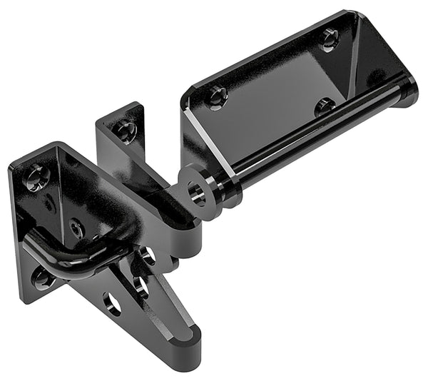 National Hardware N166-015 Heavy Duty Gate Latch, 7.57", Black