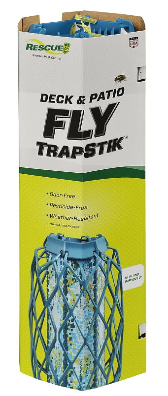RESCUE! Deck & Patio Fly TrapStik - Odorless, Weather Resistant TSBF-BB6