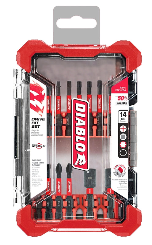 Diablo 14 pc Screwdriving Set (14-Piece) DSC-S14
