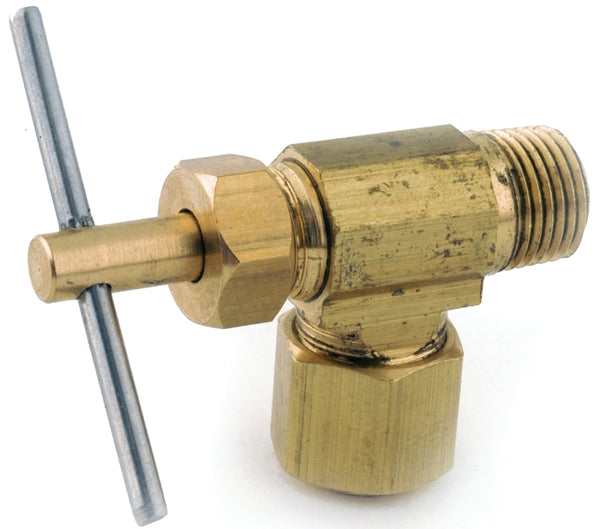 Anderson Metals 759103-0402 1/4-Inch by 1/8-Inch Low Lead Angle Needle Valve