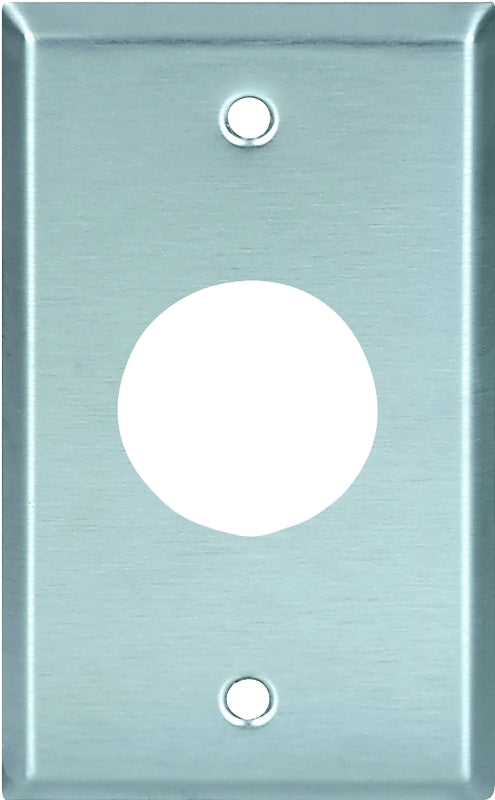 EATON Wiring 93091-BOX 1.4" 1 Gang SS Receptacle Wall Plate