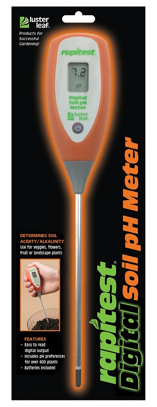 Luster Leaf 1845, Digital Soil pH Meter, Brown