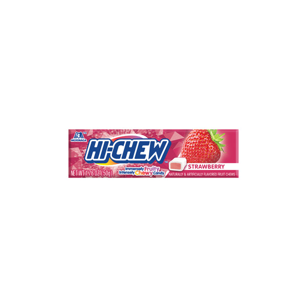 Morinaga Hi-Chew Strawberry Fruit Chews, 1.76 Ounce Packages 10150