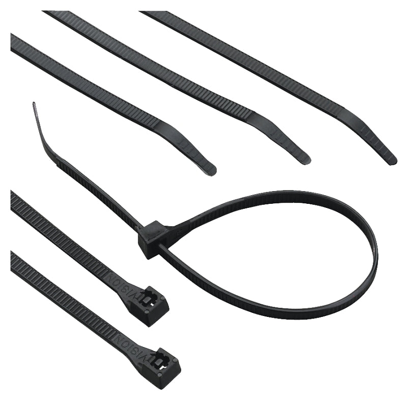 Calterm 73270 4 in. Nylon Cable Tie, Black