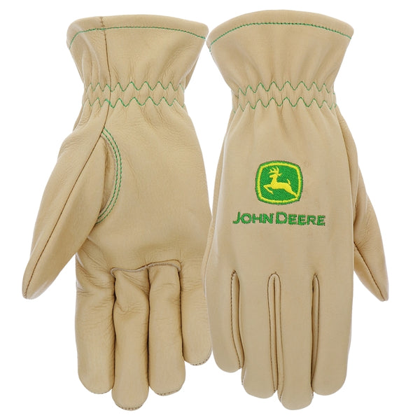 John Deere Glove Cowhide Wtr Rstnt W M/L JD84014-WML