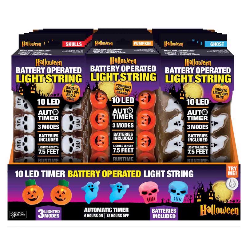 Shawshank LEDz Magic Season LED Spooky Light String Halloween Decor - Case of: 1212