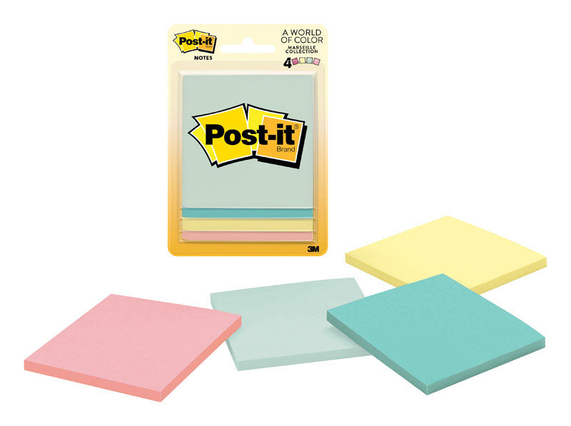 Post-IT Note ASST 4PK