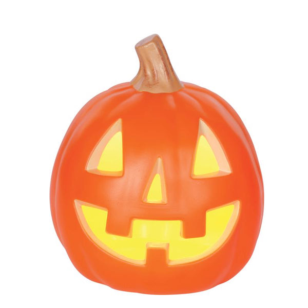 Seasons HALLOWN Decor Pumpkin 9" W83358