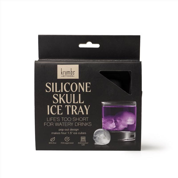 Silicone Skull Ice Tray Pop Out by DM Merchandising HKKICE12