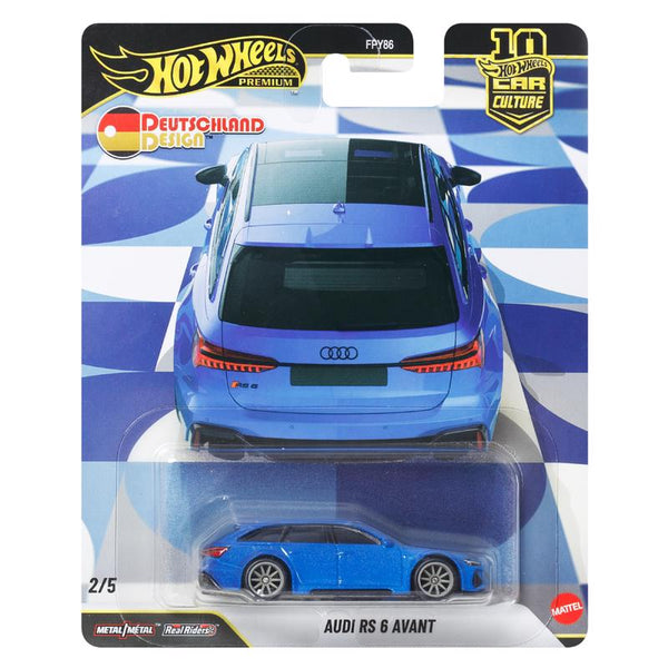 Hot Wheels Car Culture Vehicle, Premium 1:64 Scale Die-Cast Toy Car or Truck with Real Riders Tires & Metal/Metal Body & Chassis (Styles May Vary) FPY86 (5-Pack)