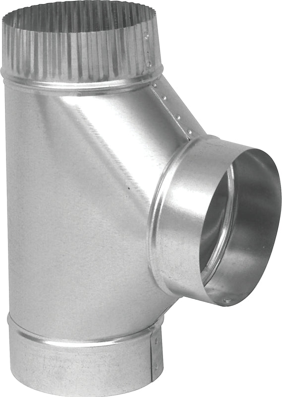 UNITED STATES HDW Imperial Manufacturing Furnace Pipe Full Flow Tee 8'' X 8'' X 8'' Dia. Galvanized 90 Deg. 26 Ga GV0899