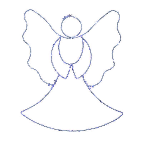 Celebrations LED Multi Angel Silhoutte 13 in. Hanging Decor 15ANGA