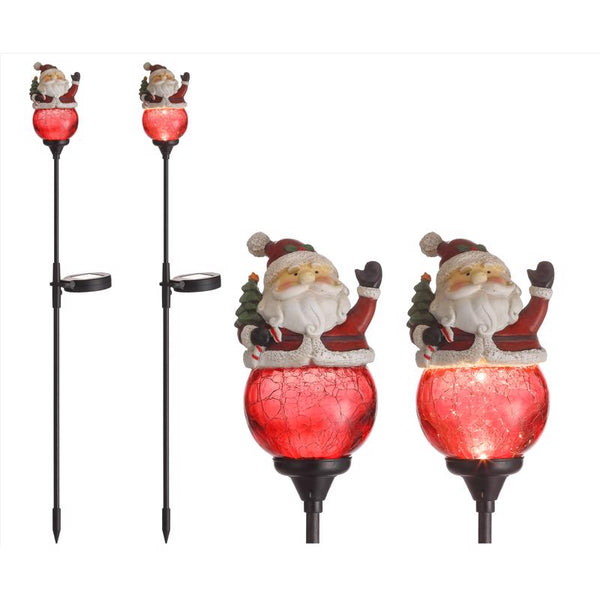 Celebrations LED Clear Santa 30 in. Pathway Decor PSX500