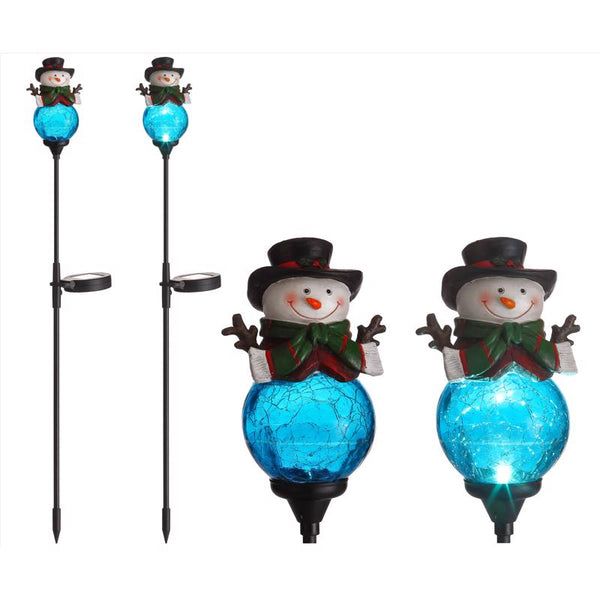 Celebrations LED Clear Snowman 30 in. Pathway Decor PSX600