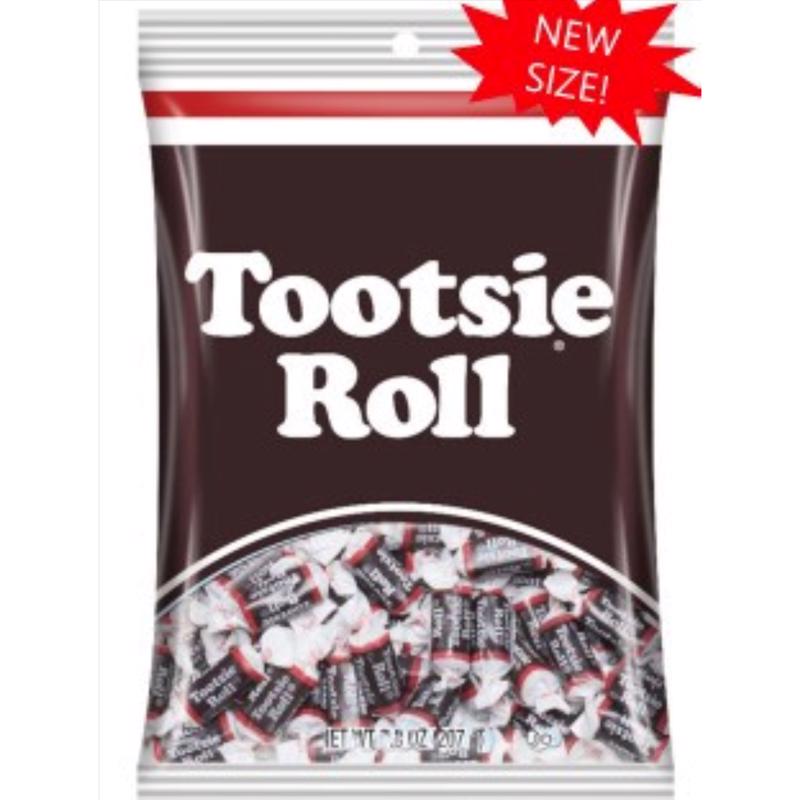 Tootle Roll Midgees Peg Bags: 8-Piece Box