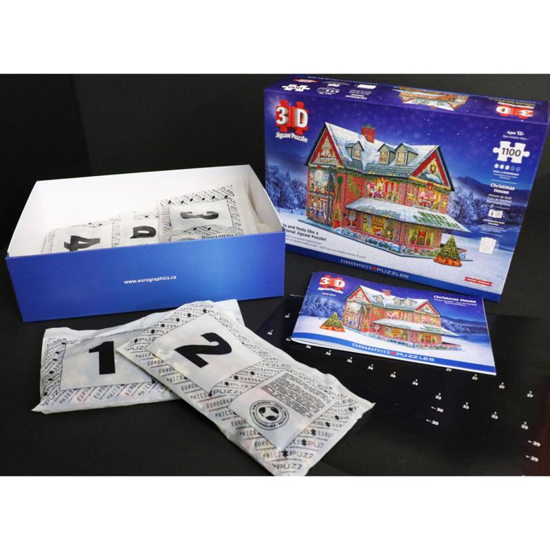 3D Puzzle - Christmas House