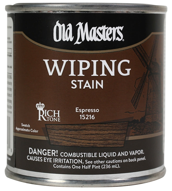 Old Masters Series 15216 .5Pt Espresso Wiping Stain 24, No Size