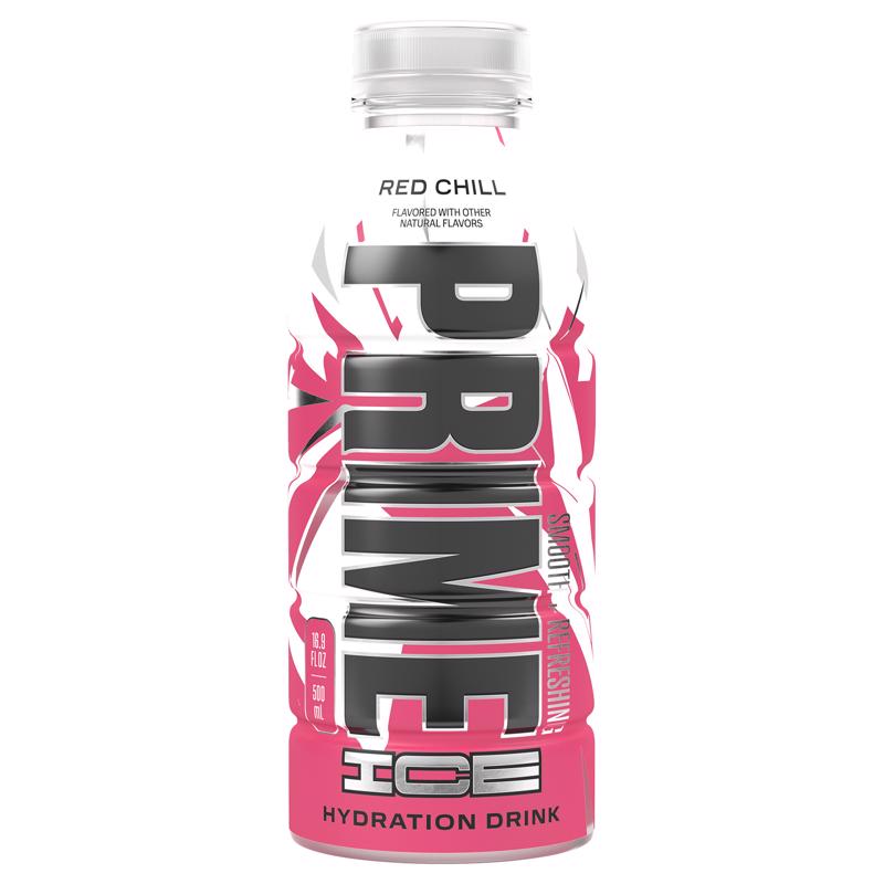 PRIME ZERO CHERRY ICE, Sugar Free Sports Drinks, Electrolyte Enhanced to Replenish Fluids, B Vitamins, Antioxidants, Low Calorie, Made with Natural Flavors, 16.9 Fl Oz Bottle