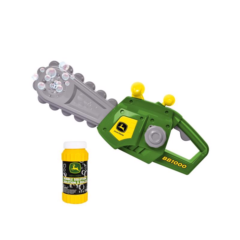 John Deere Power Tools Chainsaw Toy, Construction Tool with Lights and Sounds, Pretend Play Toy for Boys