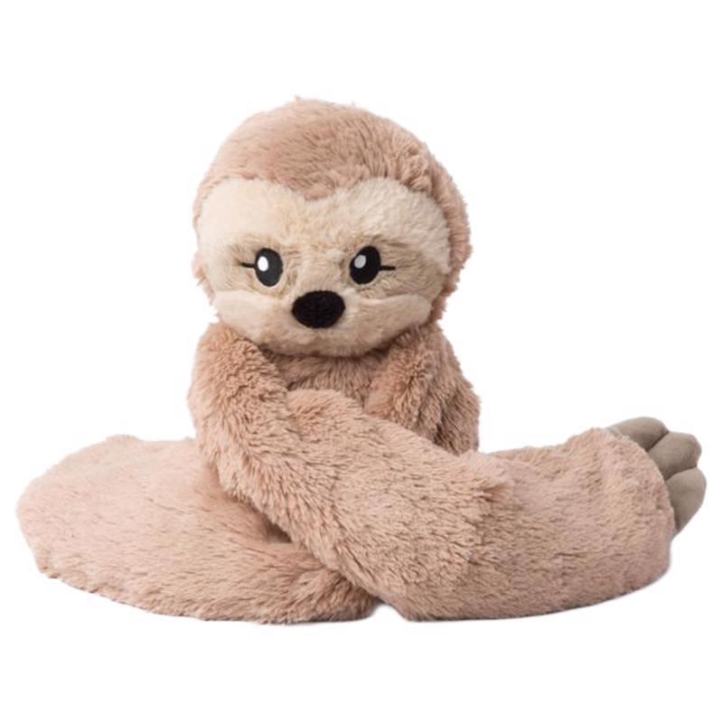 HUGIMALS Hugarounds Sawyer the Sloth 2.5 lb Microwaveable & Freezable Weighted Plush Neck & Shoulder Wrap | Soothing, Comforting Hugs for Self-Care & Relaxation | Unscented for Ages 2+