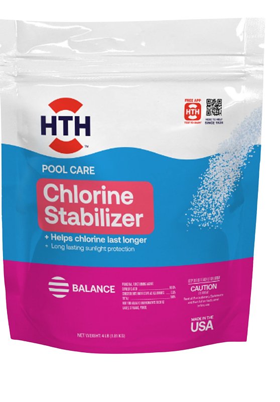 HTH 67061, Swimming Pool Care Pool Care Stabilizer, 4 lbs