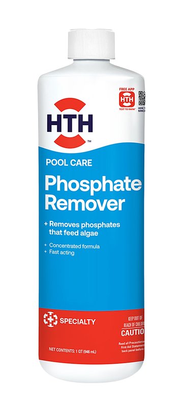HTH 67322, Phosphate Remover Swimming Pool Chemical, 1 qt