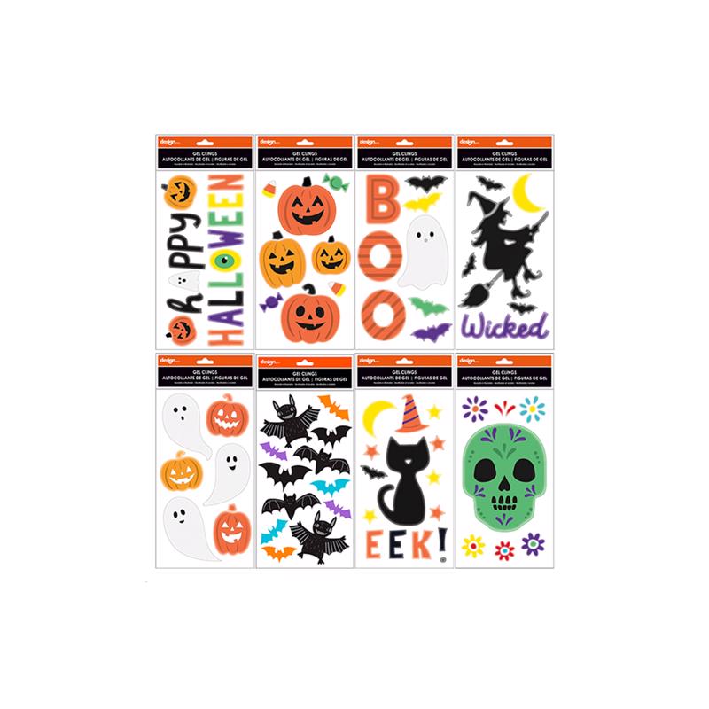 Impact Innovations Halloween Gel Clings Halloween Decoration 12 in. W 24 pk