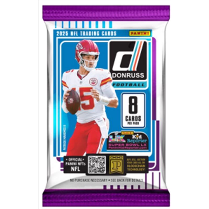 Panini Donruss 2025 NFL Football Trading Card- Retail Packs