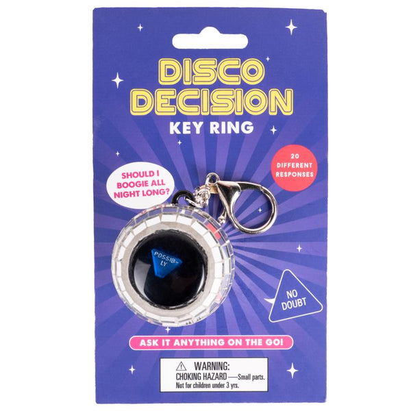 Fizz Creations Disco Decision Keyring. Ask a Question & Shake to Reveal Answer. Novelty Secret Santa. Great Stocking Filler. 100740