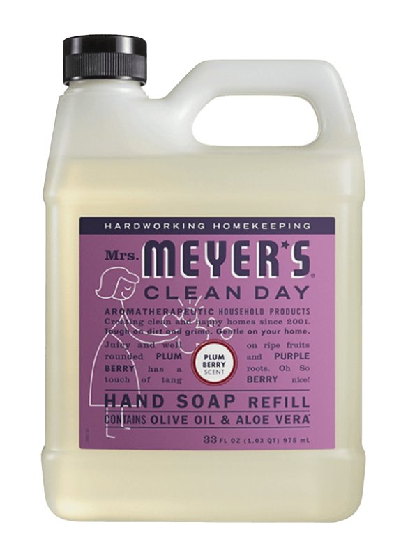 MRS. MEYER'S CLEAN DAY Plum Berry Scent Hand Soap Refill 33 oz. - Total Qty: 6 (6-Pack)