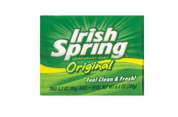 Irish Spring Original Scent Bar Soap 3.2 oz. Pack of 2 61036499