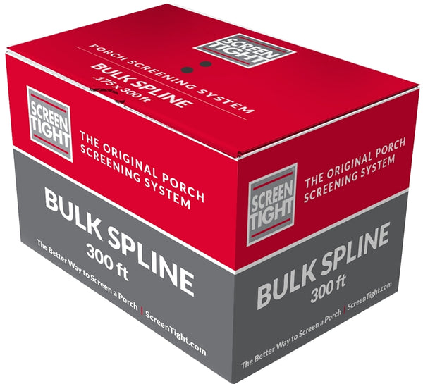 Screen Tight Spline Plastic-decking-Planks, 0.175-Inch by 300-Feet Bulkspline