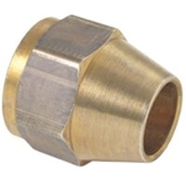 BrassCraft FO-6 Tube Nut, 3/8 in, Flared, Brass F0-6